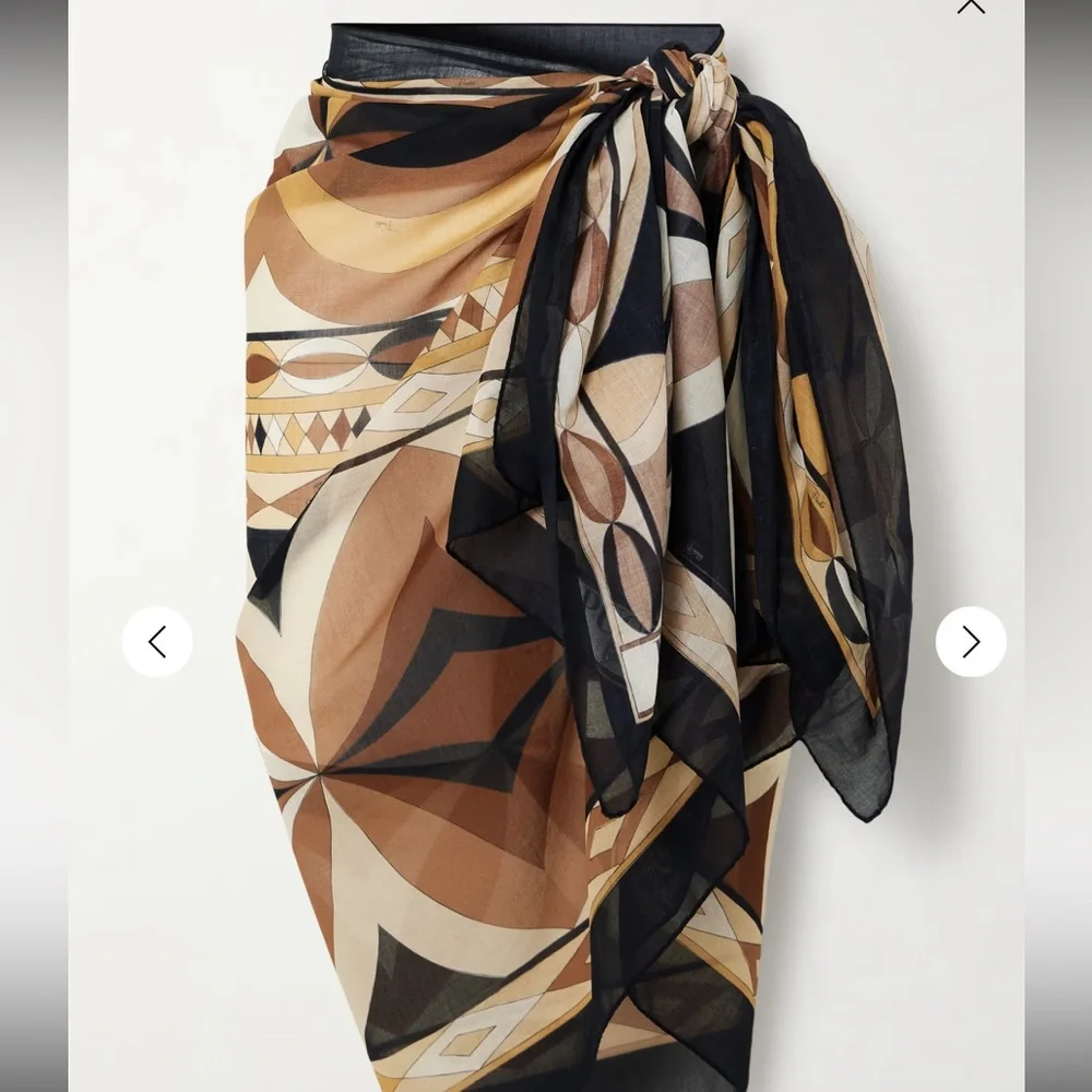 Pucci Printed cotton pareo - Picture 1 of 3